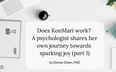 Does KonMari work? A psychologist shares her own journey towards sparking joy (part 1)