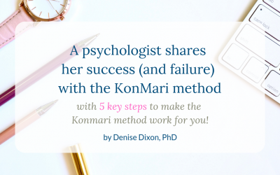 A psychologist shares her success (and failure) with the KonMari method (part 2)
