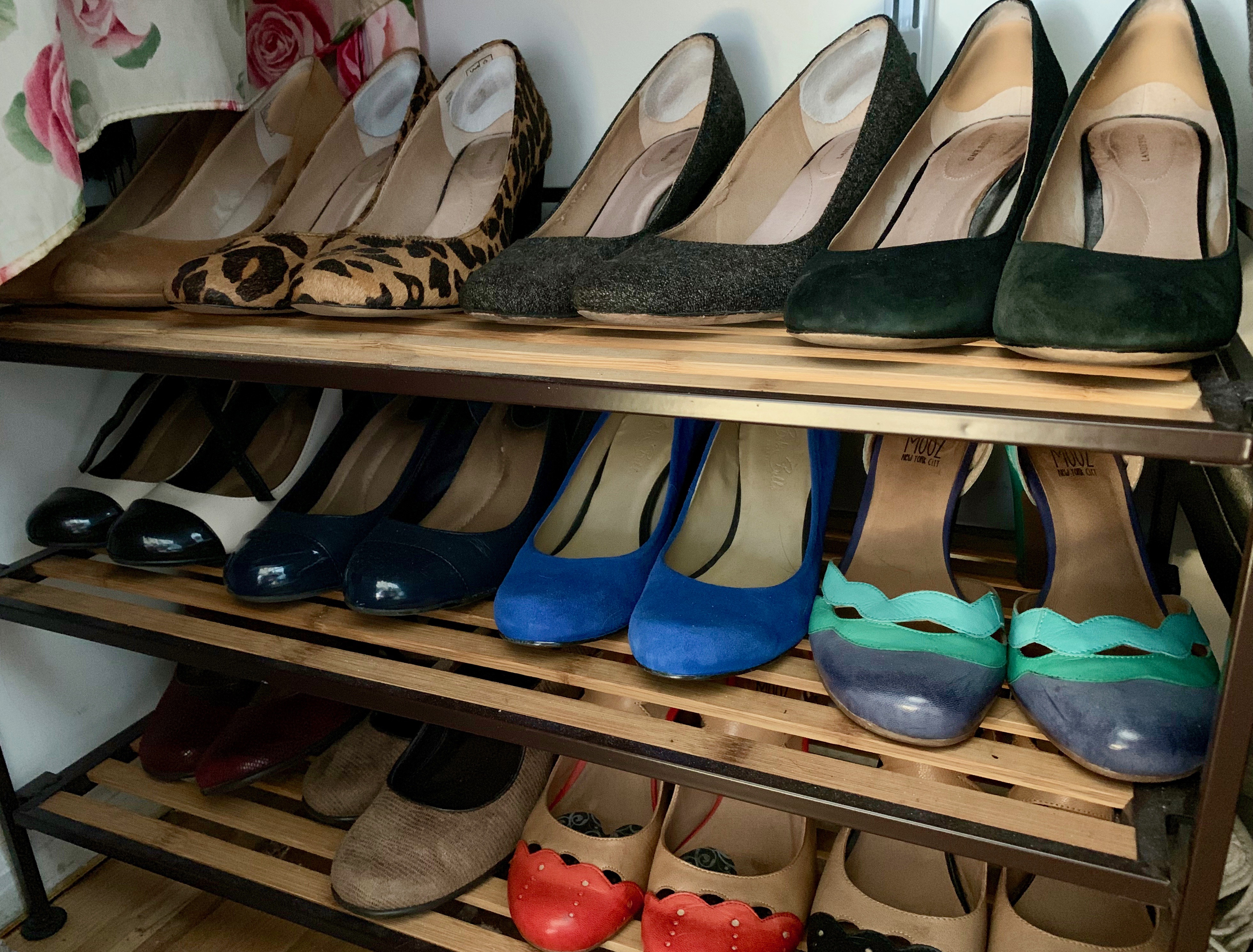 konmari clothing category shoes subcategory in closet