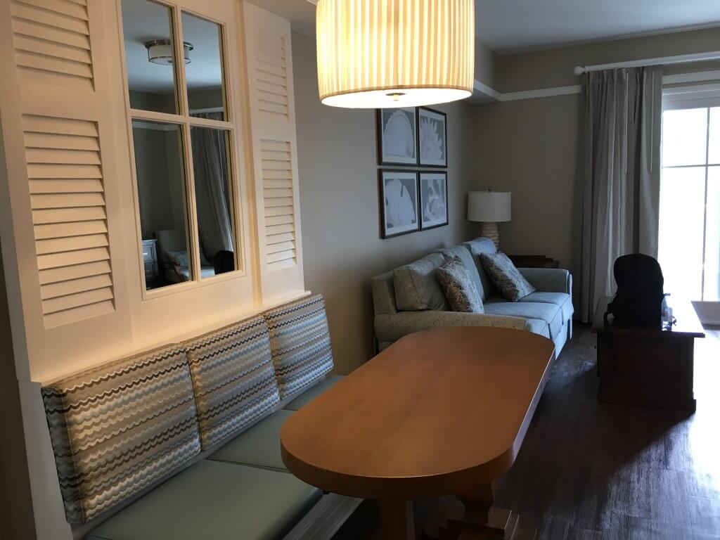 DVC BCV: So much to love about our one bedroom villa at Disney's Beach Club Resort dining area