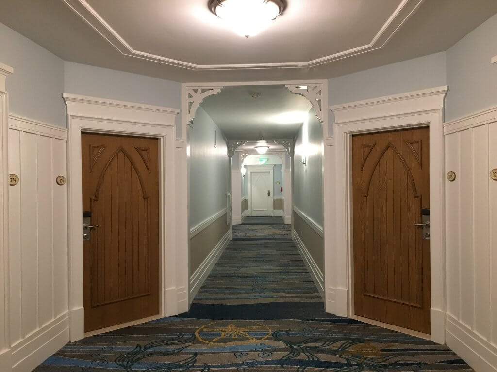 DVC BCV: So much to love about our one bedroom villa at Disney's Beach Club Resort hallway