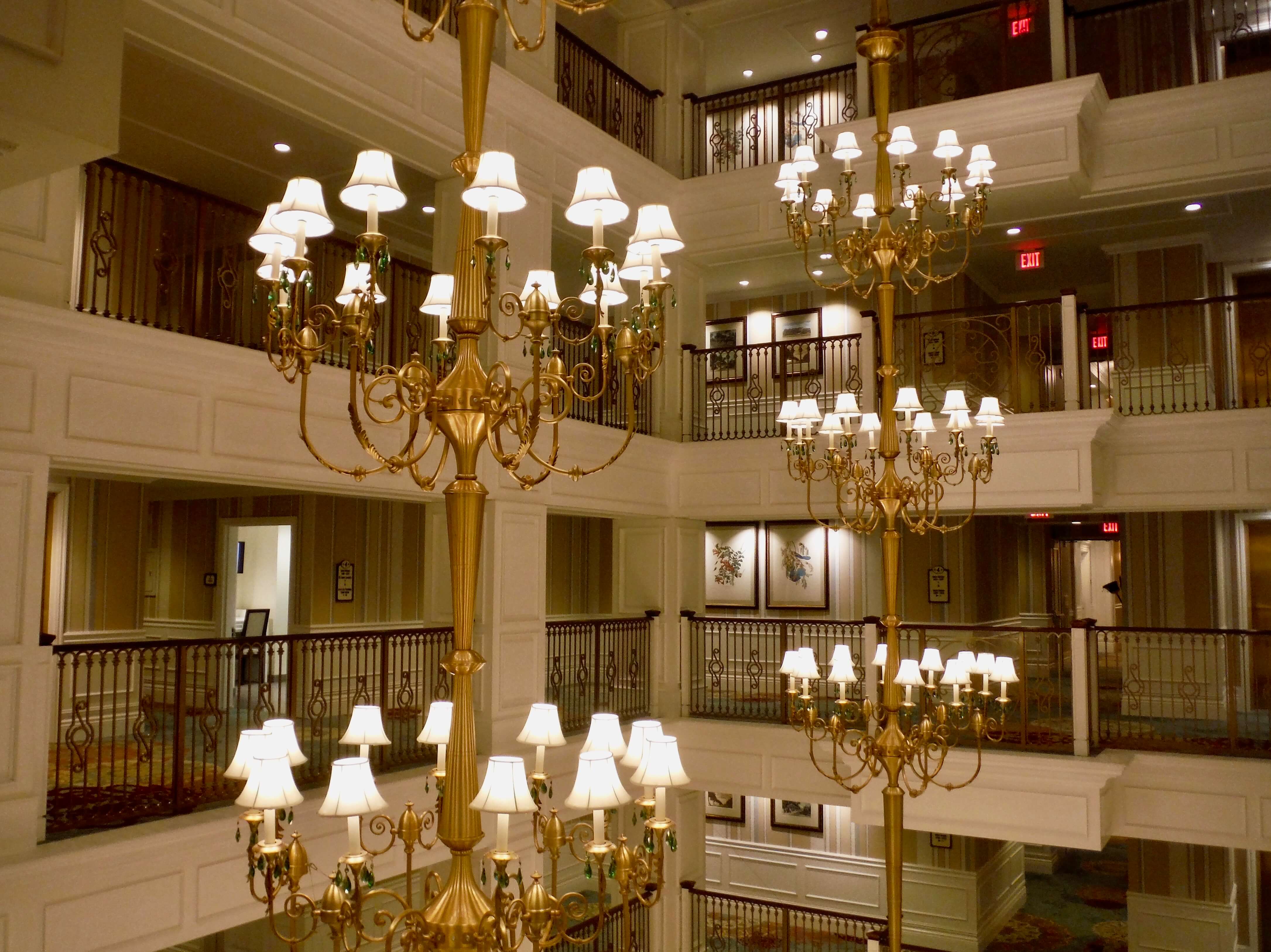 DVC GFV lobby chandelier