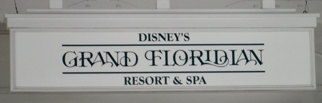 Disney's Grand Floridian sign