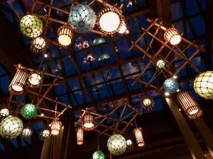 Polynesian great ceremonial house lights