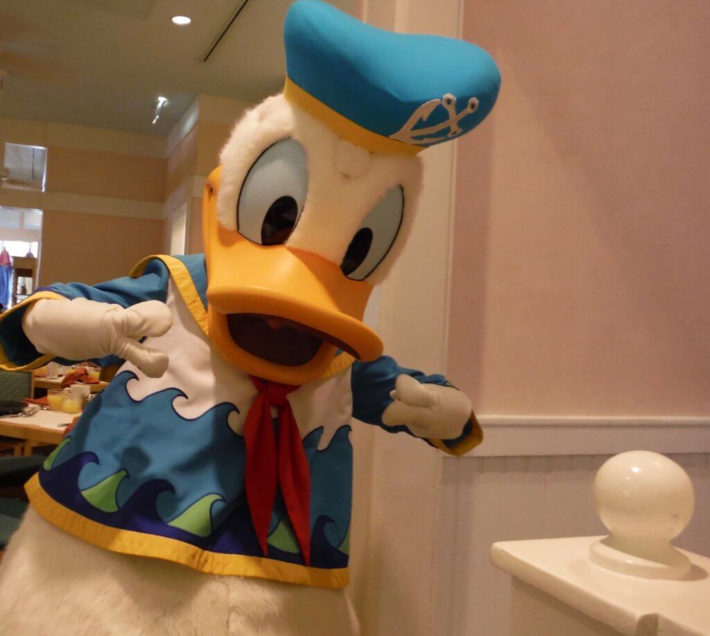 Beach Club Resort Cape May Cafe Character Breakfast Donald Duck