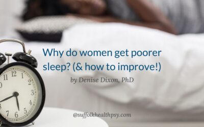 Why do women get poorer sleep? (& how to improve!)